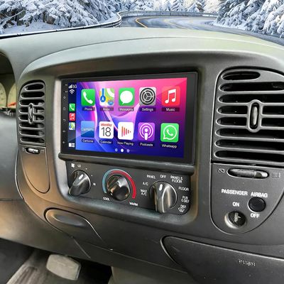 2+32G Car Stereo for Ford F150 1997-2004 with Wireless CarPlay Android Auto, 7 Inch Android 13 Touchscreen Display Radio Player Audio Receivers Headunit with GPS Navigation SWC FM RDS Mirror Link