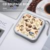 FodPand Hairy Ferret CD Case 40 Capacity CD Holder Organizer Portable Zipper DVD Collection Storage Bag Compact Cases Storage Binder Plastic Holder Disc Car Home Travel view 4
