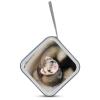FodPand Cute Ferret CD Case 40 Capacity CD Holder Organizer Portable Zipper DVD Collection Storage Bag Compact Cases Storage Binder Plastic Holder Disc Car Home Travel view 3