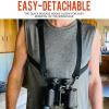 ZUXOCY Adjustable Binocular Harness Strap Decompressions Chest Harness Comfortable Binocular Strap for Outdoor Activity view 3