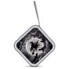 FodPand Halloween Witch CD Case 40 Capacity CD Holder Organizer Portable Zipper DVD Collection Storage Bag Compact Cases Storage Binder Plastic Holder Disc Car Home Travel view 3