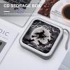 FodPand Halloween Witch CD Case 40 Capacity CD Holder Organizer Portable Zipper DVD Collection Storage Bag Compact Cases Storage Binder Plastic Holder Disc Car Home Travel view 4