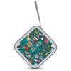 FodPand Cartoon Science Theme CD Case 40 Capacity CD Holder Organizer Portable Zipper DVD Collection Storage Bag Compact Cases Storage Binder Plastic Holder Disc Car Home Travel view 3