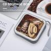 FodPand Cowboy Black Hat Western Boots CD Case 40 Capacity CD Holder Organizer Portable Zipper DVD Collection Storage Bag Compact Cases Storage Binder Plastic Holder Disc Car Home Travel view 4