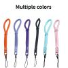 Tuvzylory Wrist Strap - 360 Rotating Safety Lock, 1/4" Interface, Soft Silicone Anti-Lost Lanyard for Action Cameras/Phones (Grey) view 2