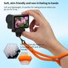 Tuvzylory Wrist Strap - 360 Rotating Safety Lock, 1/4" Interface, Soft Silicone Anti-Lost Lanyard for Action Cameras/Phones (Grey) view 4