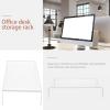 BESPORTBLE Iron Monitor Stand Single Layer Computer Heightening Riser Desk Organizer for Laptop and Desktop Easy Assembly Stable Storage Rack for Office Workspace view 4