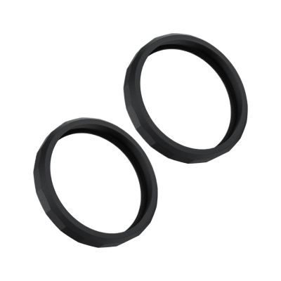 Compatible for DJI Osmo Action 3/4/5 Pro - Silicone Lens Protector Ring, Action Camera Lens Cover Accessory(2PCS)