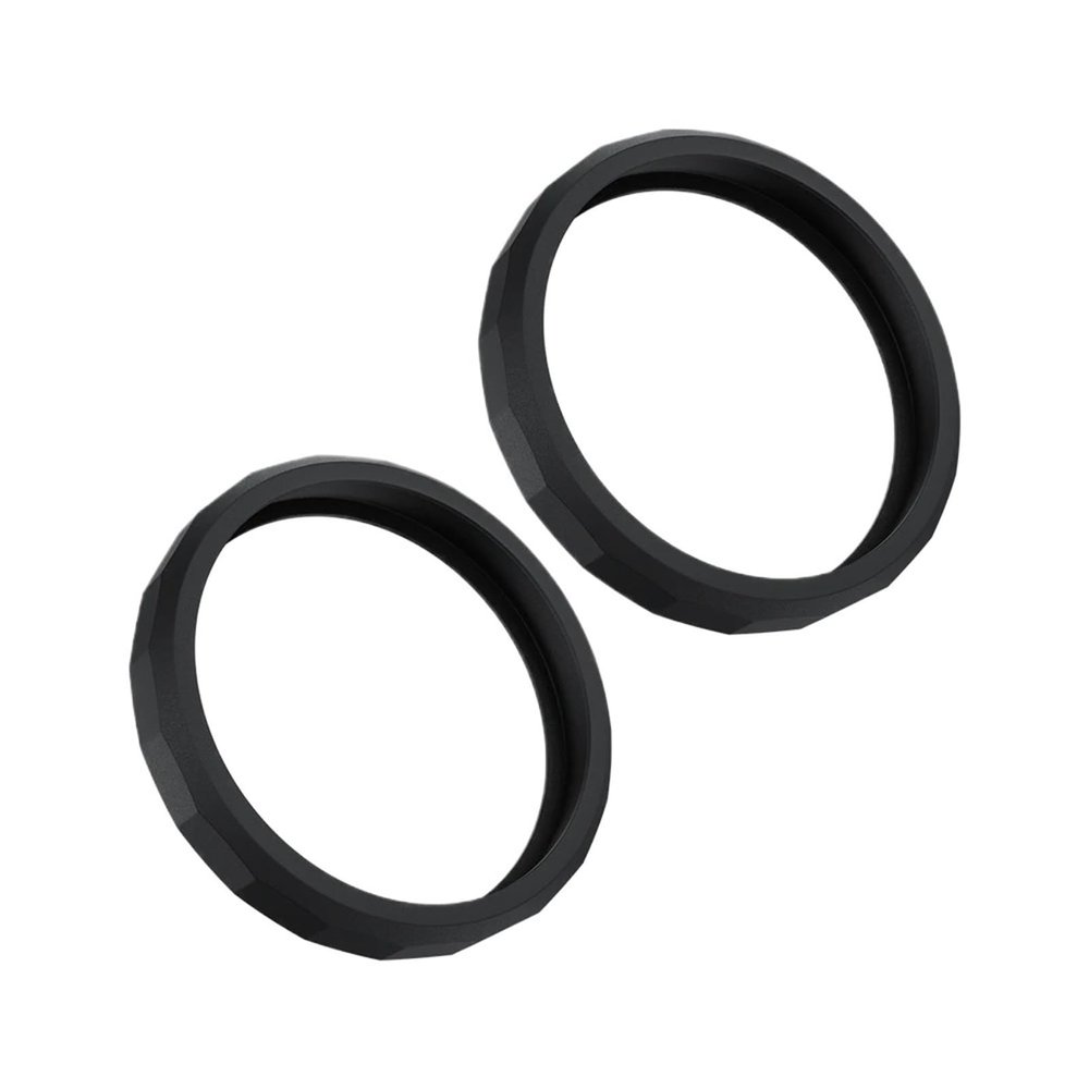 Compatible for DJI Osmo Action 3/4/5 Pro - Silicone Lens Protector Ring, Action Camera Lens Cover Accessory(2PCS)