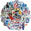 50Pcs Winter Skiing Stickers,Cartoon Colorful Ski Stickers, Vinyl Waterproof Aesthetic Decals Laptops, Water Bottles, Phone, Bike, Journal,Guitar,Teen Adult for Kids DIY Collectors Lovers(Skiing) view 2