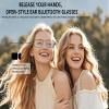 Reankani Smart Translation Glasses - Hands-Free AI Real-Time Translate, Open-Ear Bluetooth, UV400 Protection, Lightweight Unisex (Black) view 2
