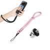 Tuvzylory Wrist Strap - 360 Rotating Safety Lock, 1/4" Interface, Soft Silicone Anti-Lost Lanyard for Action Cameras/Phones (Pink) view 1