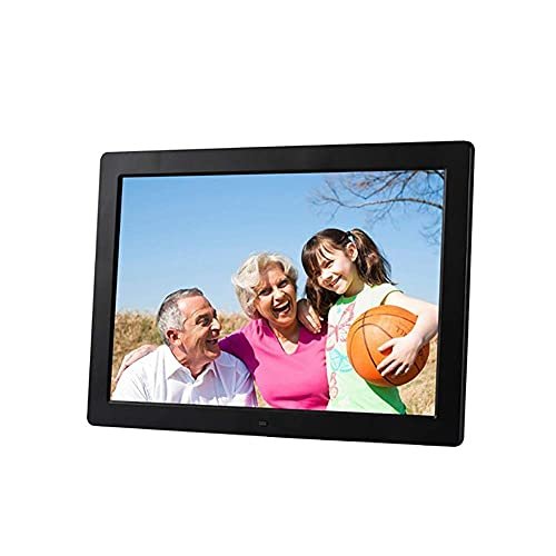 10.1-inch Digital Photo Frame - 16:9 LED HD Display, 1024x600 Resolution, Supports USB and SD Cards, Built-in Video Player, Clock, and Calendar