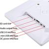 10-inch Digital Photo Frame, 1024x600 Screen, Supports USB and SD Cards, with Image Preview and Video Playback FunctionsThe view 3