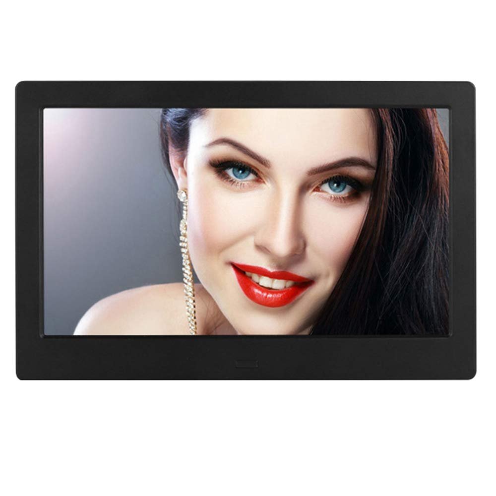 10-inch high-Definition Wall-Mounted Digital Photo Frame with a Resolution of 1280 x 800 and a Timer Function.