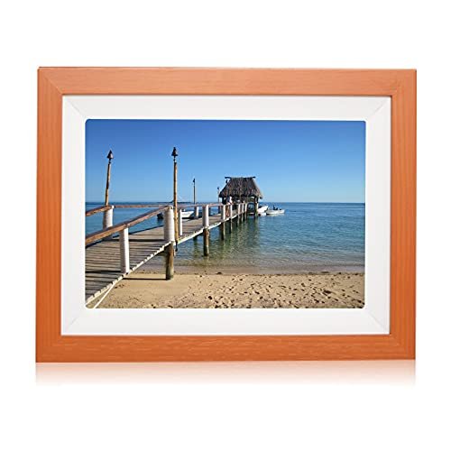 10.1-inch WiFi Digital Photo Frame, Equipped with a high-Definition 1280x800 IPS Touchscreen, 1+16GB Memory, and Automatic Rotation.