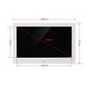 10.1-inch HD WiFi Digital Photo Frame with Motion Sensor, IPS Screen (1024x600), Music and Video Playback Functions. view 3