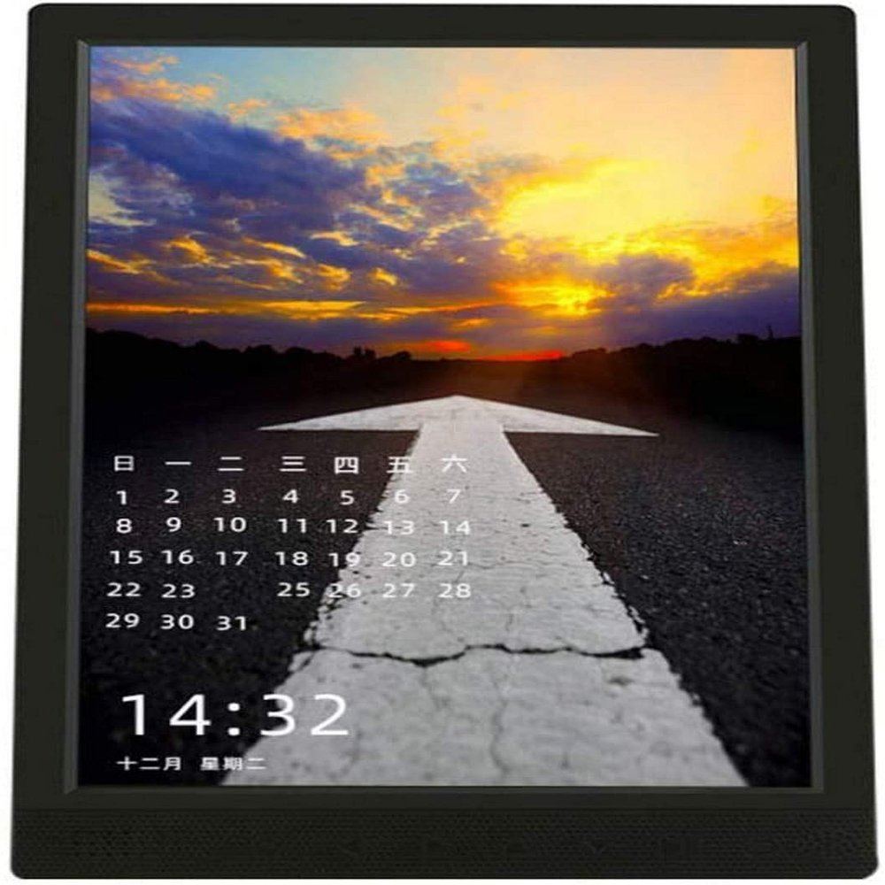 10-inch Vertical Digital Photo Frame, 800x1280 high Resolution, Built-in Music and Video Player, Supports USB and SD Card, Automatic Power on/Off, White.