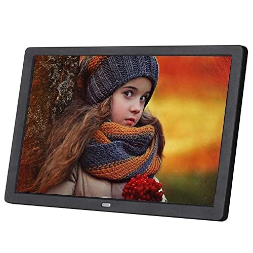 10.1-inch Digital Photo Frame with Multimedia Player - Photo, Music, Video, and Calendar/Alarm Clock Functions - White
