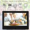 10.1-inch Digital Photo Frame with Multimedia Player - Photo, Music, Video, and Calendar/Alarm Clock Functions - White view 4