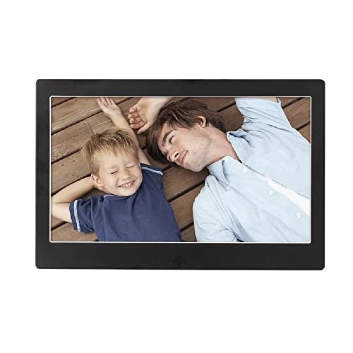 10-inch Digital Photo Frame, 1024x600 high Resolution, Photo/Music/Video Player, with Calendar and Alarm Clock Functions - The