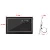 10-inch Digital Photo Frame with a 1366x768 high-Definition Display, Supports SD Card and USB Interface, and has a Built-in Calendar and Alarm Clock. view 2