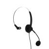 IHSNAP H360 - RJ9 Telephone Headset, Professional Call Center Headset with Noise Canceling Mic, Monaural Office Headphones for Customer Service, Telemarketing, and Teleconferencing, Light view 1