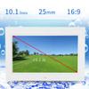 10.1-inch HD LED Digital Photo Frame, 1024x600 IPS Display, Music/Video Player, Calendar and Alarm Clock, Remote Control - Black view 4