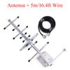 WSOLDMA Directional Yagi Antenna 10dBi 2G/3G/4G LTE 698-2700MHz Outdoor Antenna N Female Connector, with 5M Cable view 2