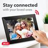 10-inch WiFi Digital Photo Frame, 1280 x 800 Resolution, IPS Screen, Built-in MP3/MP4 Player, USB and SD/MMC Card Slots, Supports Image Preview, Video Playback, Calendar and Weather Forecast. view 2