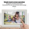 10.1-inch WiFi Digital Photo Frame, 1280x800 IPS Touchscreen, Automatic Rotation, and The Ability to Share Photos and Videos via an app. view 2