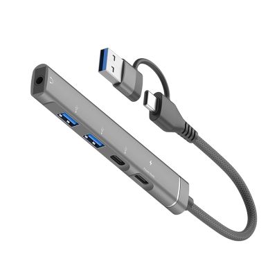 Aluminum USB C Adapter Featuring Fast Transfer and Overload Aluminum USB C Hubs for Travel
