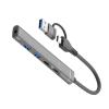 Aluminum USB C Adapter Featuring Fast Transfer and Overload Aluminum USB C Hubs for Travel view 1
