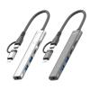 Aluminum USB C Adapter Featuring Fast Transfer and Overload Aluminum USB C Hubs for Travel view 3