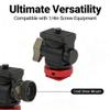 Mini Tripod Ball Head Cold Shoe Adapter, Aluminum Alloy, Adjustable Angle, Lightweight - 360 Rotation, Anti - Slip Design, Compatible with Cameras and Monitors view 2