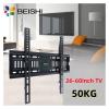 Compatible for BESHIRack LED LCD TV Wall Mount Bracket Tilt Adjustable Strengthen TV Support for 26''-60'' Load Up to 50kg VESA 400mm*400mm view 2