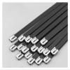 100pcs Stainless Steel Coated Snap-on Metal Cable Ties, Multi-Functional Zipper Vent Lock(4.6x350mm) view 3