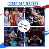 Kopinma 3D Glasses, 10 Pairs Red and Blue Paper Stereo Lenses for Set Anaglyph Paper 3D Glasses view 3