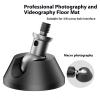 RSHuiOUXX Anti Slip 3/8 Thread Camera Tripod Feet Adjustable Aluminum Silicone Base for Stable DSLR view 2