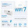 2026 BE3600 WiFi 7 Extenders Signal Booster for Home, Dual Band Internet Booster Signal Amplifier with Gigabit Port | 10000 sq.ft Long Range Wireless Repeater for Streaming and Gaming, MLO, Easy Setup view 3