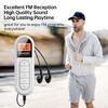 FM Pocket Radio, Portable Radio Rechargeable with Excellent Reception Digital Tuning, LCD Screen,Belt Clip, Stereo Earphone Jack for Gym, Walking, Camping view 4