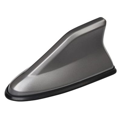 Car Shark Fin Antenna Cover for VW Tayron/Tayron X/T-Cross/Tharu 2018-2025, Roof Mount Decorative Antenna Cap Vehicle Shark Fin Shape Cover Replacement with Adhesive Tape,Grey