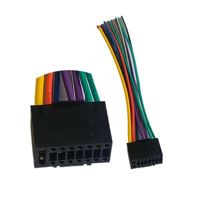 16 Pin Radio Stereo Wiring Harness Car Radio Wire Harness Compatible with Kenwood CD DVD Navigation in-Dash - XT91016,JVC KD-R670