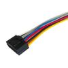 16 Pin Radio Stereo Wiring Harness Car Radio Wire Harness Compatible with Kenwood CD DVD Navigation in-Dash - XT91016,JVC KD-R670 view 3