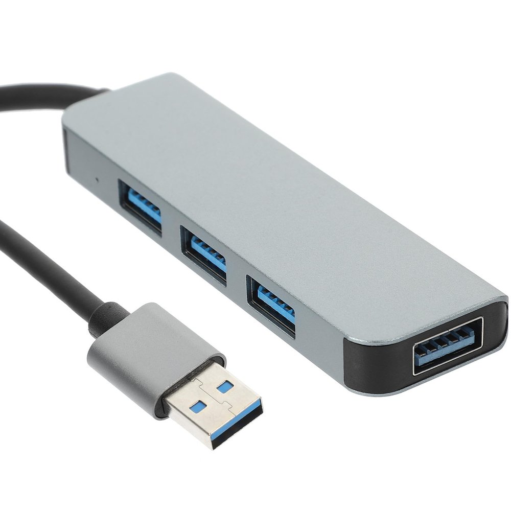 Didiseaon USB Hub USB Expander Connector High-Speed Data Transfer for Laptop and Computer Portable Aluminum with Overheat Protection Compatible with Keyboard Mouse Printer Webcam