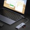 Aluminum USB C Splitter 4xUSB3.2 Ports 10Gbps Fast Transfer for Laptops Phones Drives Keyboards USB C Hubs view 3