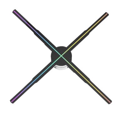 3D Hologram Fan, P56 Naked Eye 3D HD Fan Holographic Projector 3D Holographic Projector Remote Advertising Display Support Picture Video