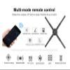 3D Hologram Fan, P56 Naked Eye 3D HD Fan Holographic Projector 3D Holographic Projector Remote Advertising Display Support Picture Video view 3