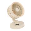 Auto Oscillating Desk Silent Fan with 100 Speeds Adjustment for Bedroom, LED Display Table Fan, USB Rechargeable view 2