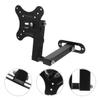 Alipis 2pcs Adjustable Wall Mount Monitor Bracket for Screens Space-Saving Floating Computer Stand with Rotating and Height Adjustable Support for Stable Viewing and Desk Organization view 3